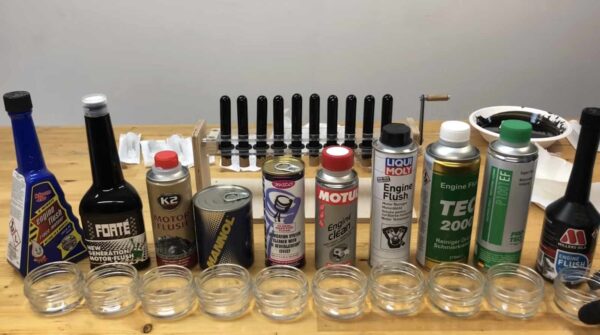 Składniki Płukanek do Silnika Ujawnione: Analiza Chemicznych Kompozycji 9 Popularnych Marek